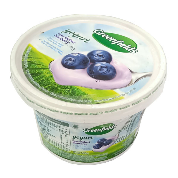 

GREENFIELDS YOGURT BLUEBERRY 500G