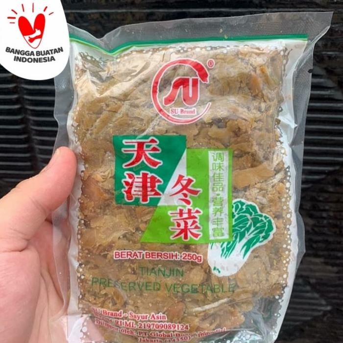 

tongcai SU 250 gram/ sayur sawi asin *