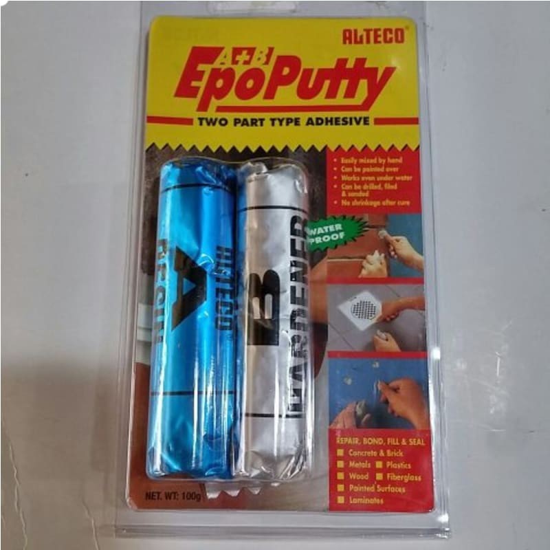 

Japan Lem Porting EPO PUTTY 100g Dodol Alteco Alteko Epoputi Beton Baja Power Glue