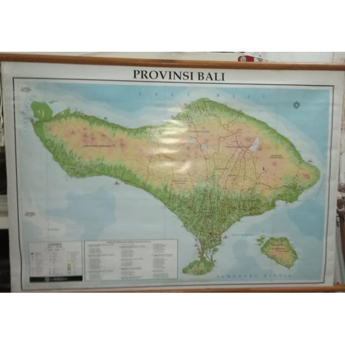 Peta Provinsi Bali peta Dinding
