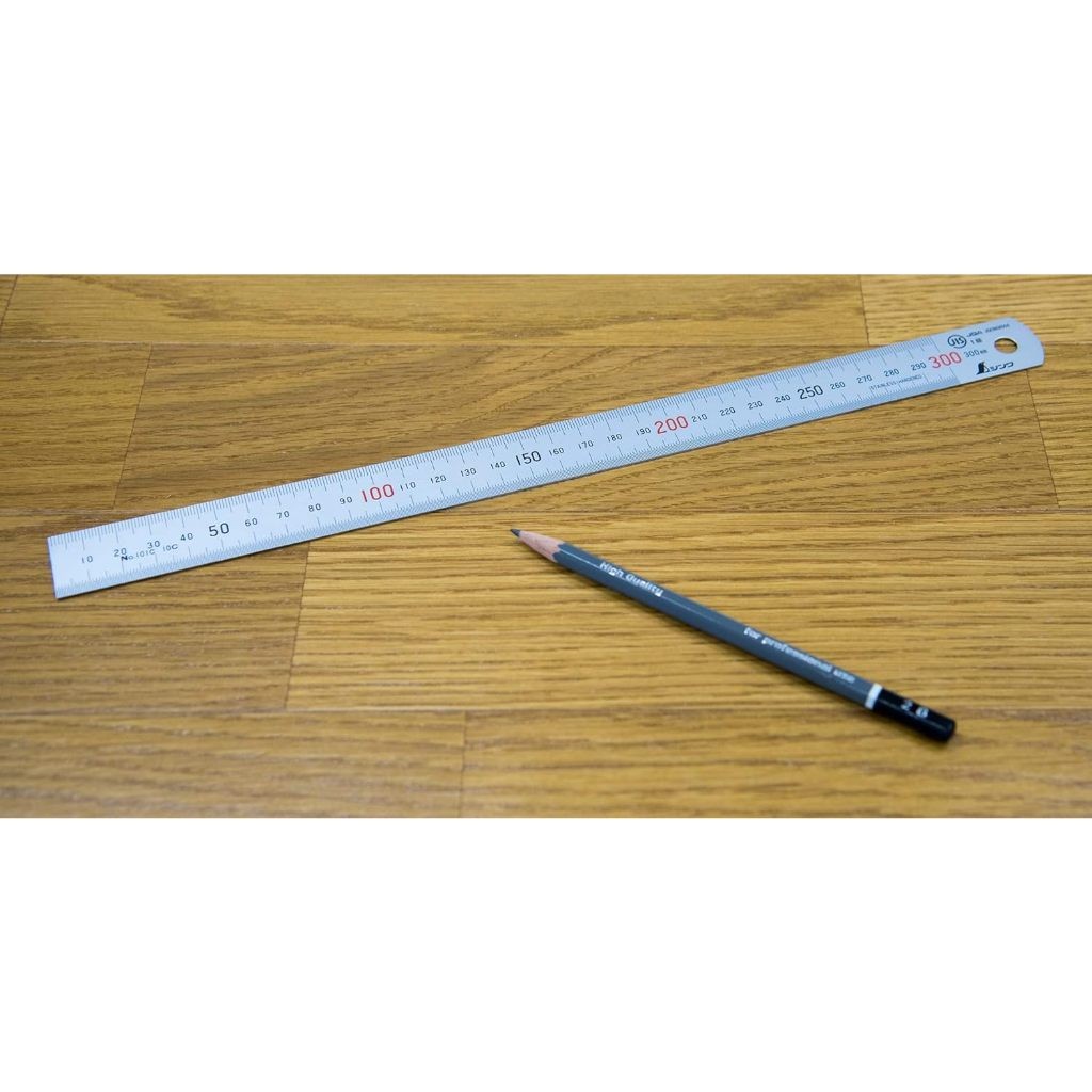 

SHINWA 13013 Penggaris Lurus 30 cm Stainless Steel Rule Hard Chrome JIS 30cm