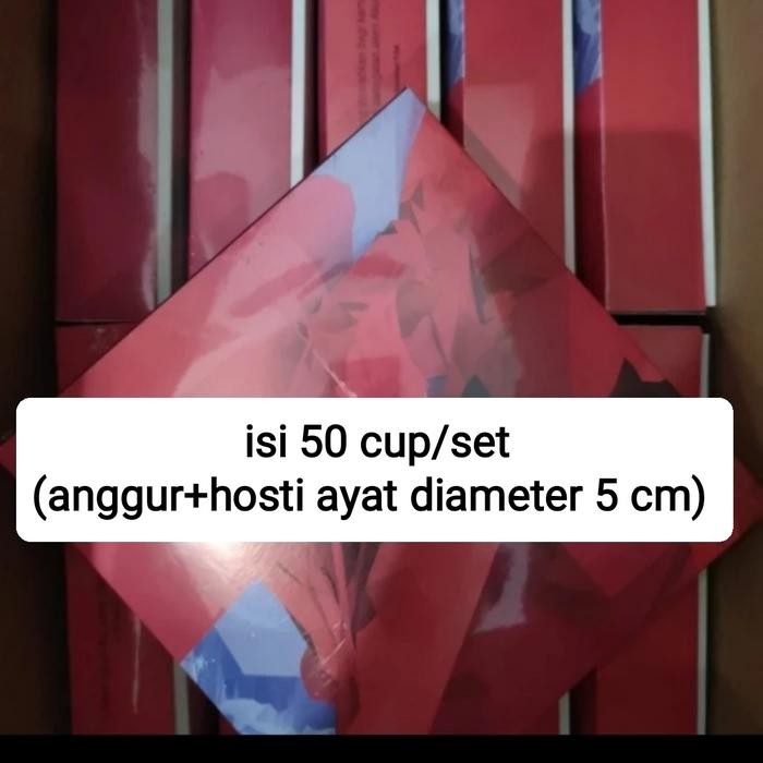 

Anggur perjamuan dan hosti ayat 5cm merk Manna