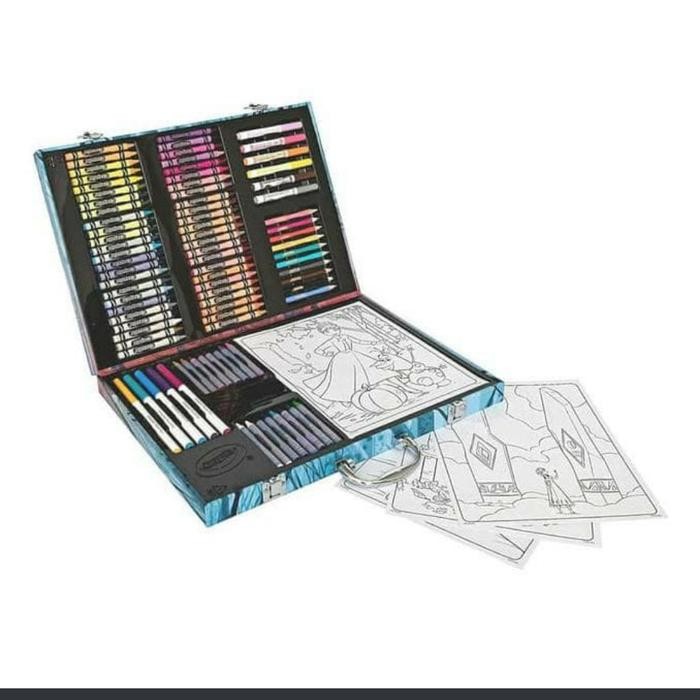 

ready stok crayola disney frozen 2 inspiration art case 100 art & coloring ori original