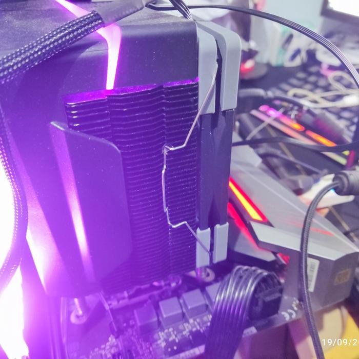 Juara_Tecno Klip Bracket Fan Kipas Cpu Cooler Tower Bracket 9Cm Heatsink