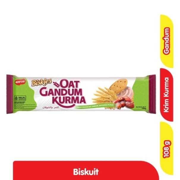 

Biskies Oat Gandum Kurma 1g Biskies Crackers Oat Gandum Kurma 1 gram Biskies Sandwich