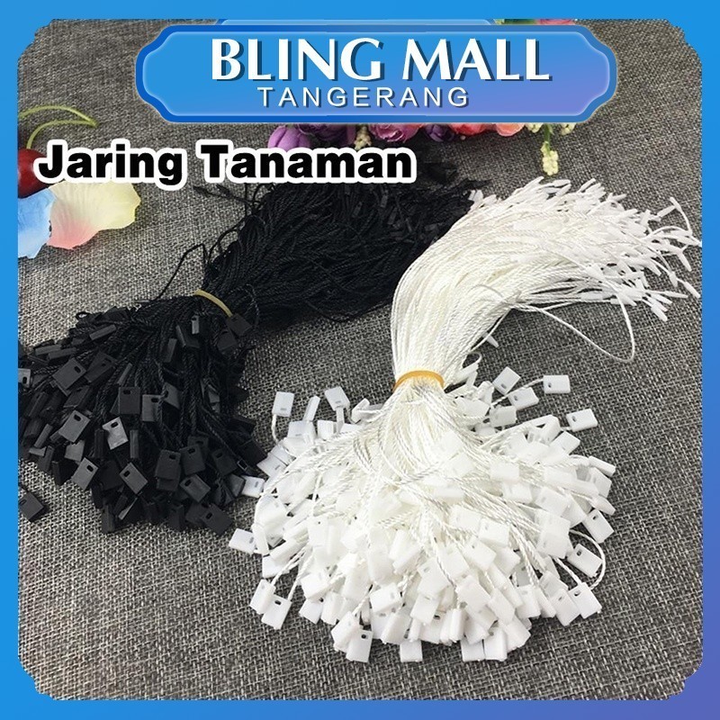 

1000pcs Tali Hangtag Tali Hang Tag Label Baju Tali Hantag Hitam dan Putih