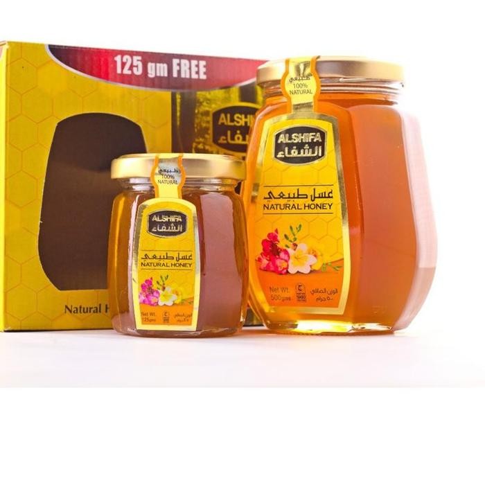 

Terlaris- Madu Al Shifa 500 Gram Dan 500Gr Free 125Gr Blackforest Honey - Kualitas Teruji Dari Saudi