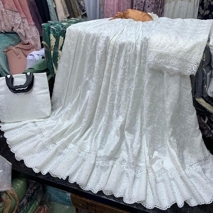 Mukena Sutra Kerancang / Sutra Ori / Mukena Mewah / Mukenamewah / Mukena Premium