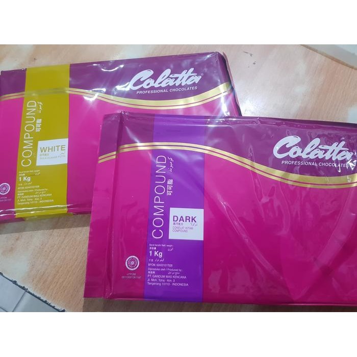 

Ready Colatta Dark Compound 500Gr Repack Potongan / Coklat Dcc +/- 500Gr