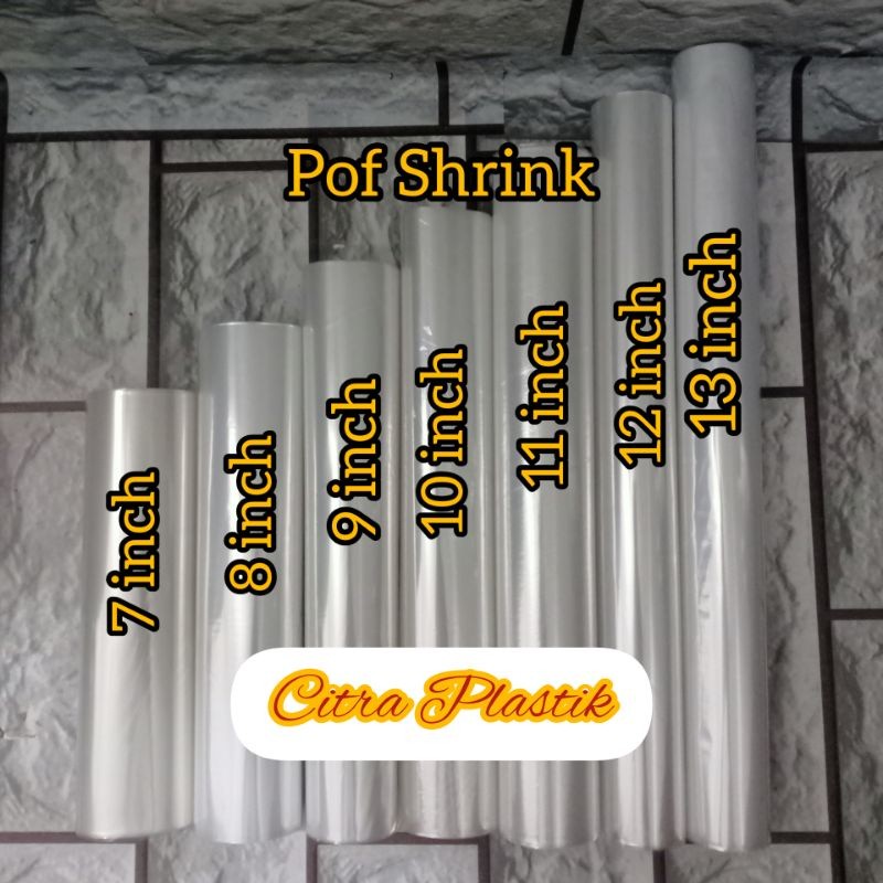 

Plastik POF shrink / plastik Shrink tipis / plastik segel hp, buku, majalah, 250gr