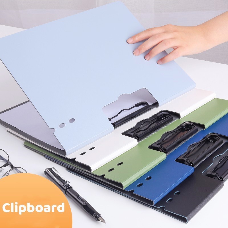 

Papan jalan A4 Papan ujian ATK Clipboard dengan cover Folio Papan kerani penutup Clipfolder tutup