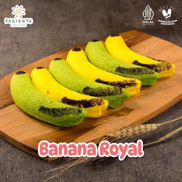 

NewZbgt- BANANA ROYAL - BOLU BERBENTUK PISANG ISI FLA
