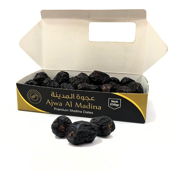 

NewZbgt- Kurma Ajwa NR 250gr Kurma Ajwa Premium Madinah