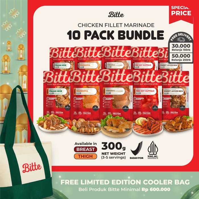 

NewZbgt- 10 PACK BUNDLE Chicken Fillet Marinade / Ayam Marinasi 300g - Bitte