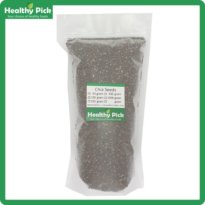 

NewZbgt- Black CHIA SEED Organic Organik 500gr