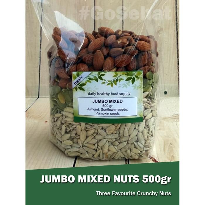 

NewZbgt- JUMBO MIXED NUTS - 500gr