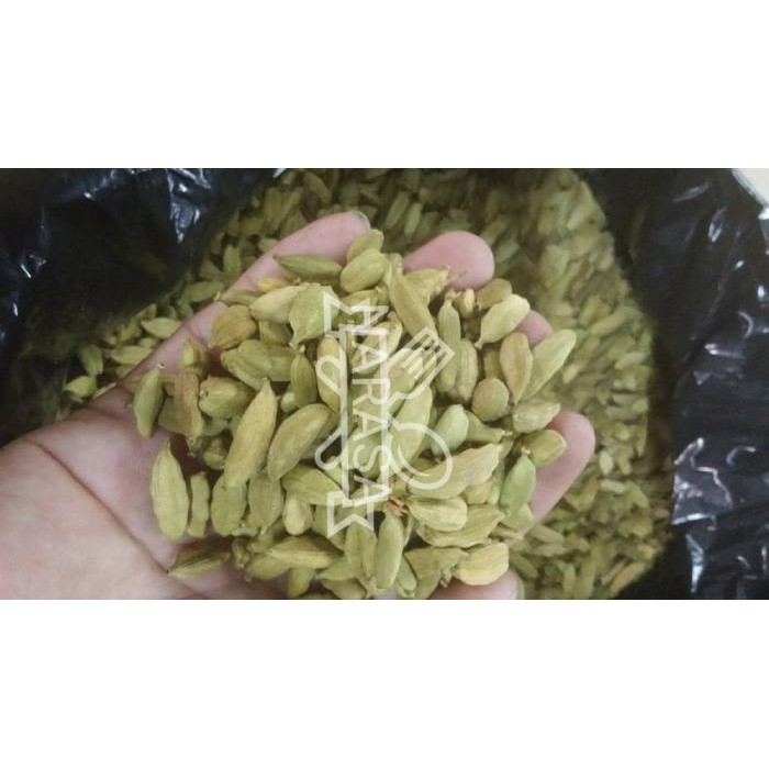 

NewZbgt- Kapulaga hijau / Kapulaga Arab / Cardamom ARAB 100Gr - Narasa
