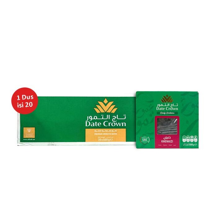 

NewZbgt- Kurma Date Crown Khenaizi 500 gr BOX - 1 Dus