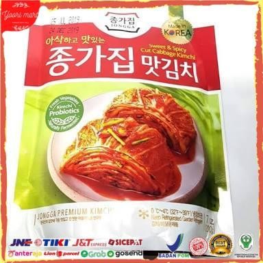 

NewZbgt- Kimchi Jongga Premium Cut Cabbage Sawi Makanan Korea import Enak 200g