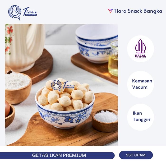 

NewZbgt- Getes Getas Mini Amplang Ikan Tenggiri 250 Gram by Tiara Snack Bangka