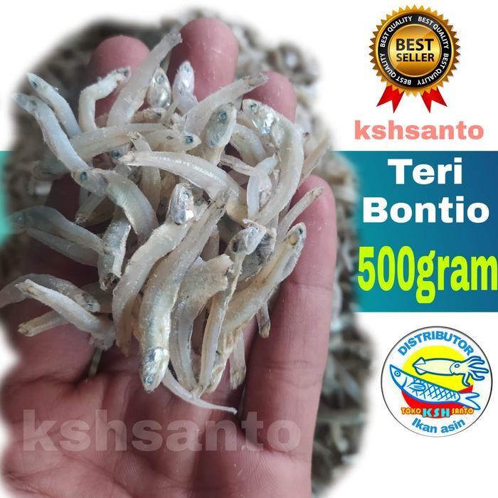 

NewZbgt- ikan asin teri bontio vip-500gram