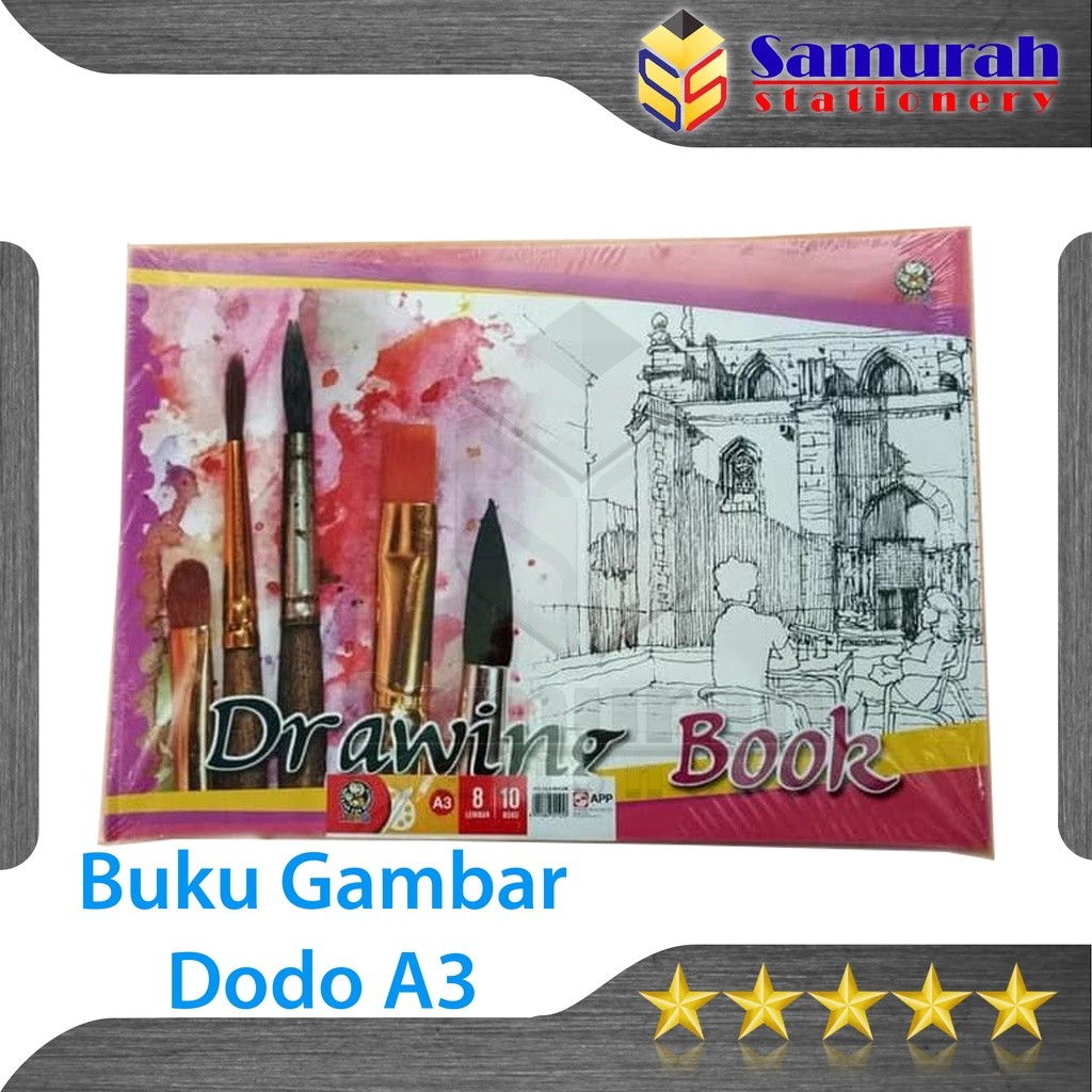 

Buku Gambar Dodo Ukuran A3 1 Pak Isi 10 Buku / Drawing Book Uk A 3 / Buku Sketsa Mengambar Kecil