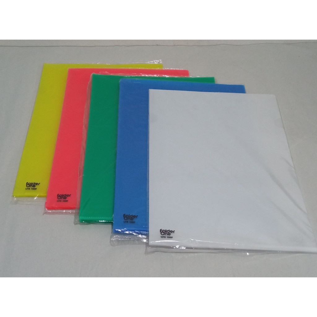 

Map L / Map Bening Folder One Folio / F4 Warna [ 1 LUSIN ] - Bening