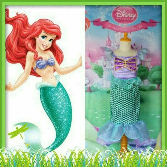 Promo Kostum Ariel Mermaid/baju mermaid/baju duyung/kostum mermaid