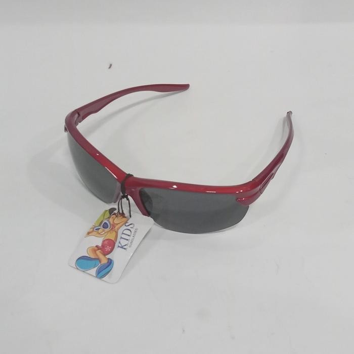 Promo Kacamata sunglasses anak laki sporty frame merah biru hitam putih unik