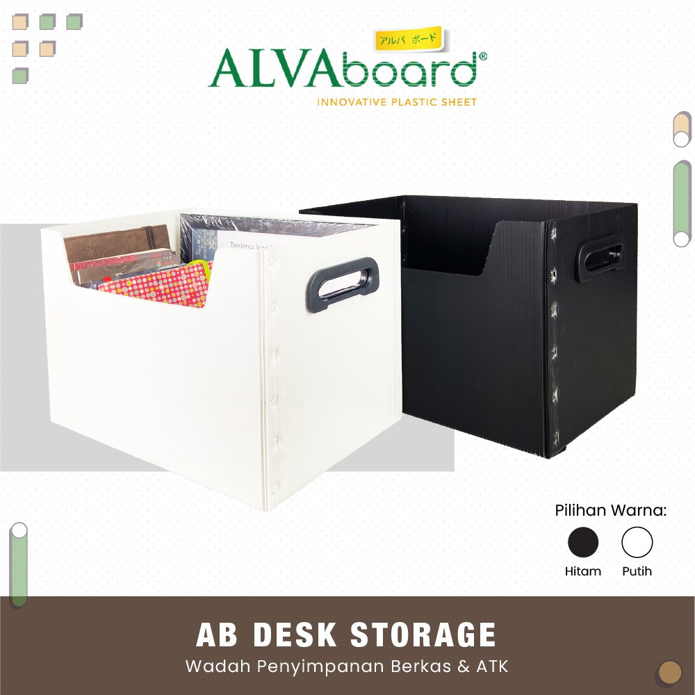 

Desktop Storage ALVAboard Box Multifungsi Ukuran 34x23x25 cm (P x L x T)