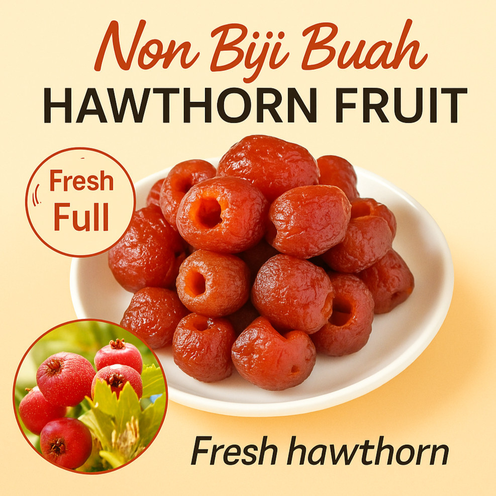 

Beli 3 gratis 2250g Non Biji Buah Hawthorn/shan cha/Hawthorn Kering/Hawthorn Manisan Cemilan/Halal