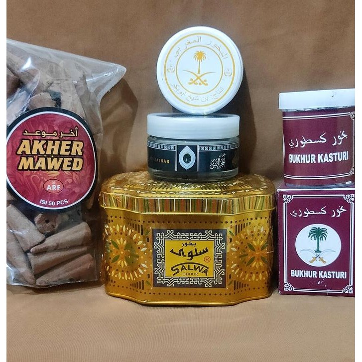 PREMIUM paket aneka buhur dupa pengharum ruangan kerucut salwa amira hajar asw