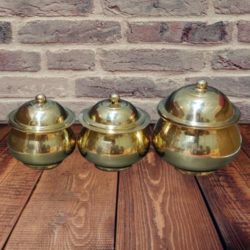 PREMIUM Bokor Buhur Hio lo Hiolo lengkap Tutup Mangkok kuningan