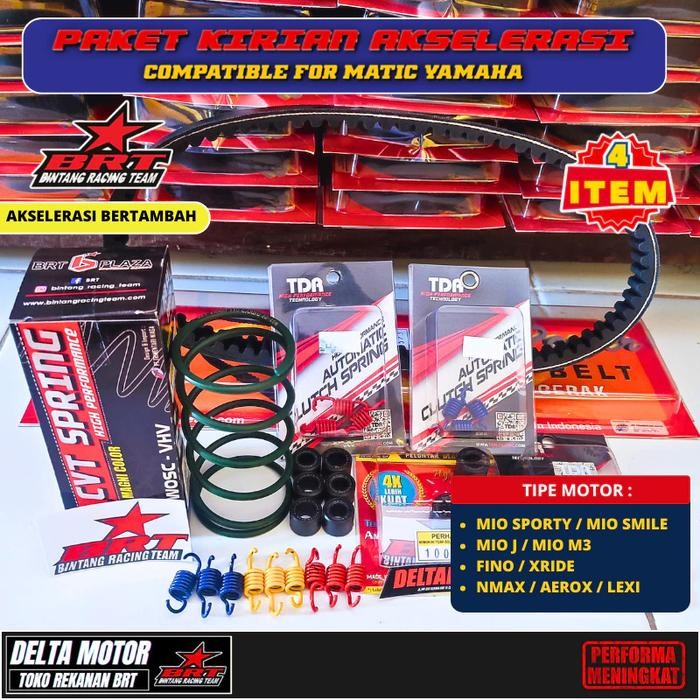 PREMIUM PAKET UPGRADE KIRIAN CVT BRT MIO SMILE MIO SPORTY MIO J MIO M3 NMAX OLD NEW AEROX 155 LEXI