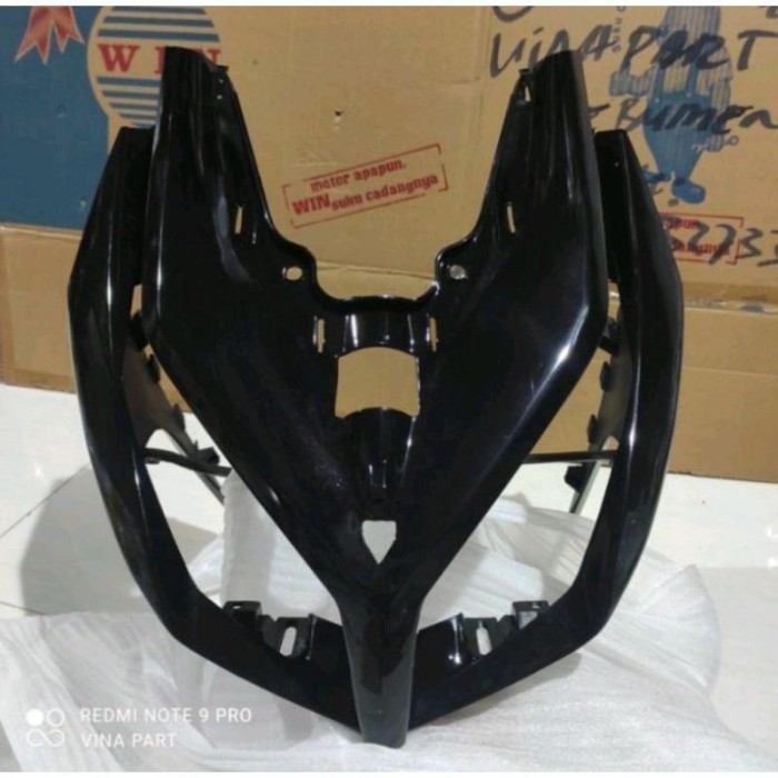 PREMIUM cover front panel tameng lampu depan Vario techno karbu 110 lama kvbn merah maroon putih