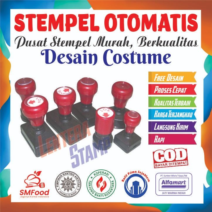 

Stempel Otomatis Costum / Stempel Nama / Stempel Logo