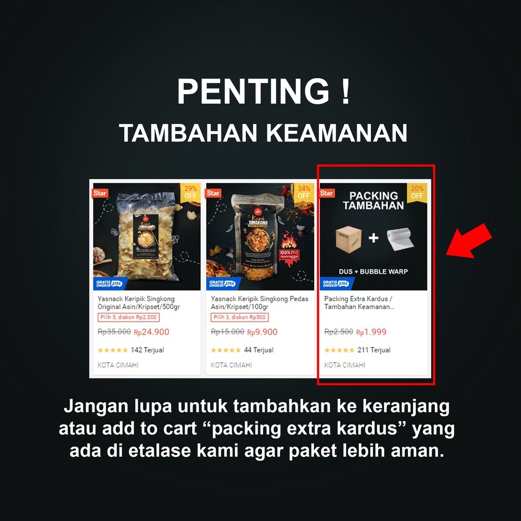 

Sajiandapur Yasnack Kerupuk Makaroni Pedas Daun Jeruk, 1/4 Kg, 250 Gr