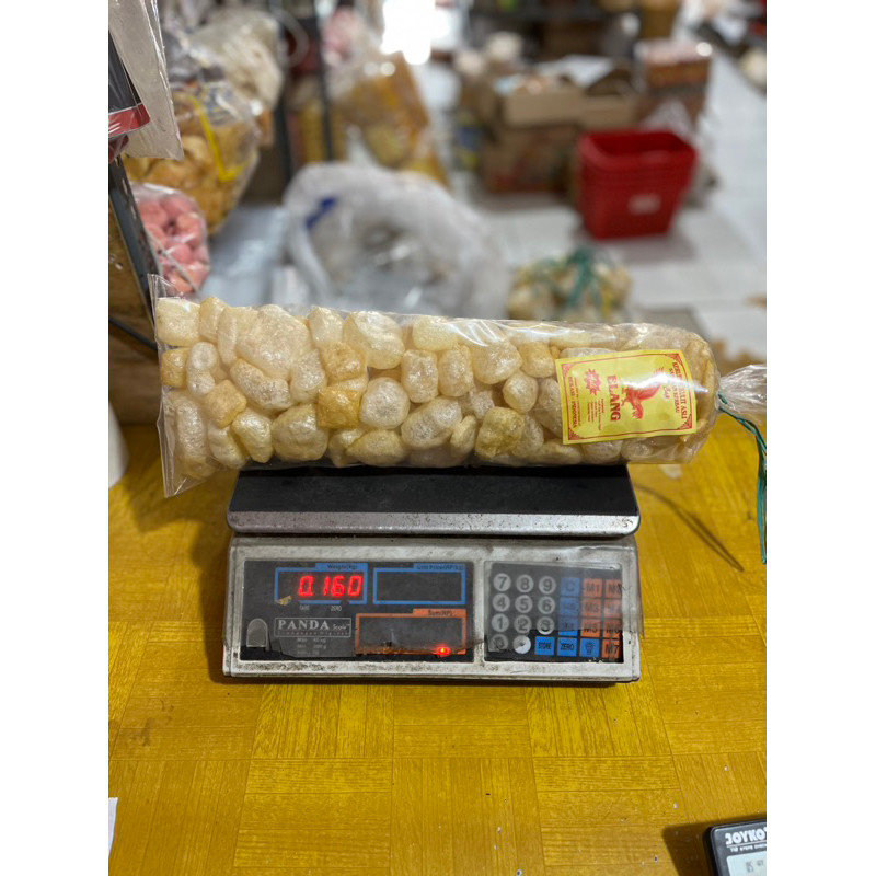 

Sajiandapur 1 Bal 160Gr Kerupuk Kulit Sapi Asli Merek Elang