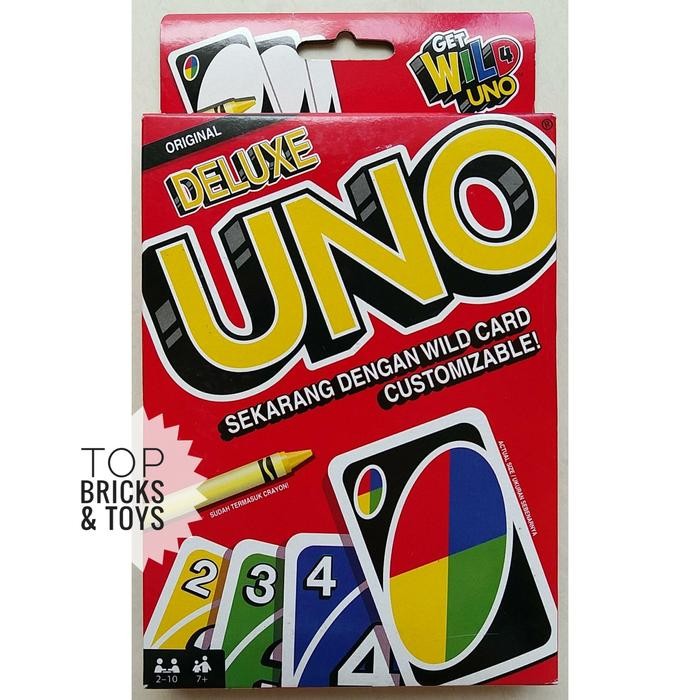UNO Deluxe Card Original (Get Wild 4 UNO) Kartu UNO