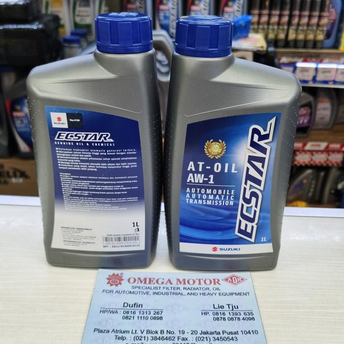 TOP ECSTAR AT OIL AW1 (SGO)OLI MATIC ERTIGA 1LITER ORIGINAL ASLI 100% -