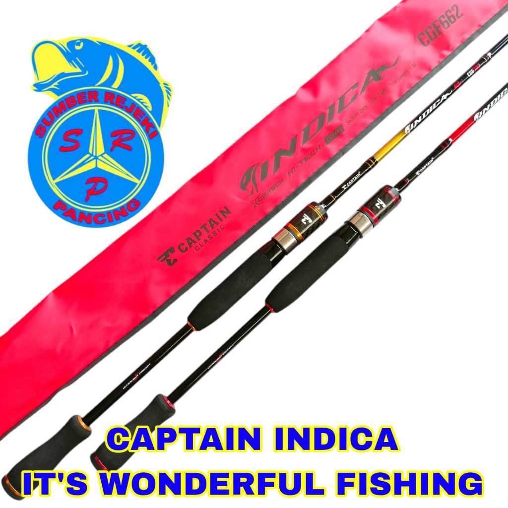Joran Ultralight Captain Indica Carbon Solid 662 & 702 WE