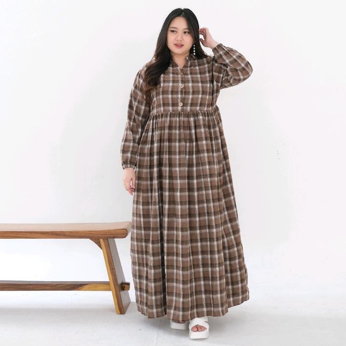 Layali- Jumbo gamis saffa katun flanel premium ld 120 130 140 cm
