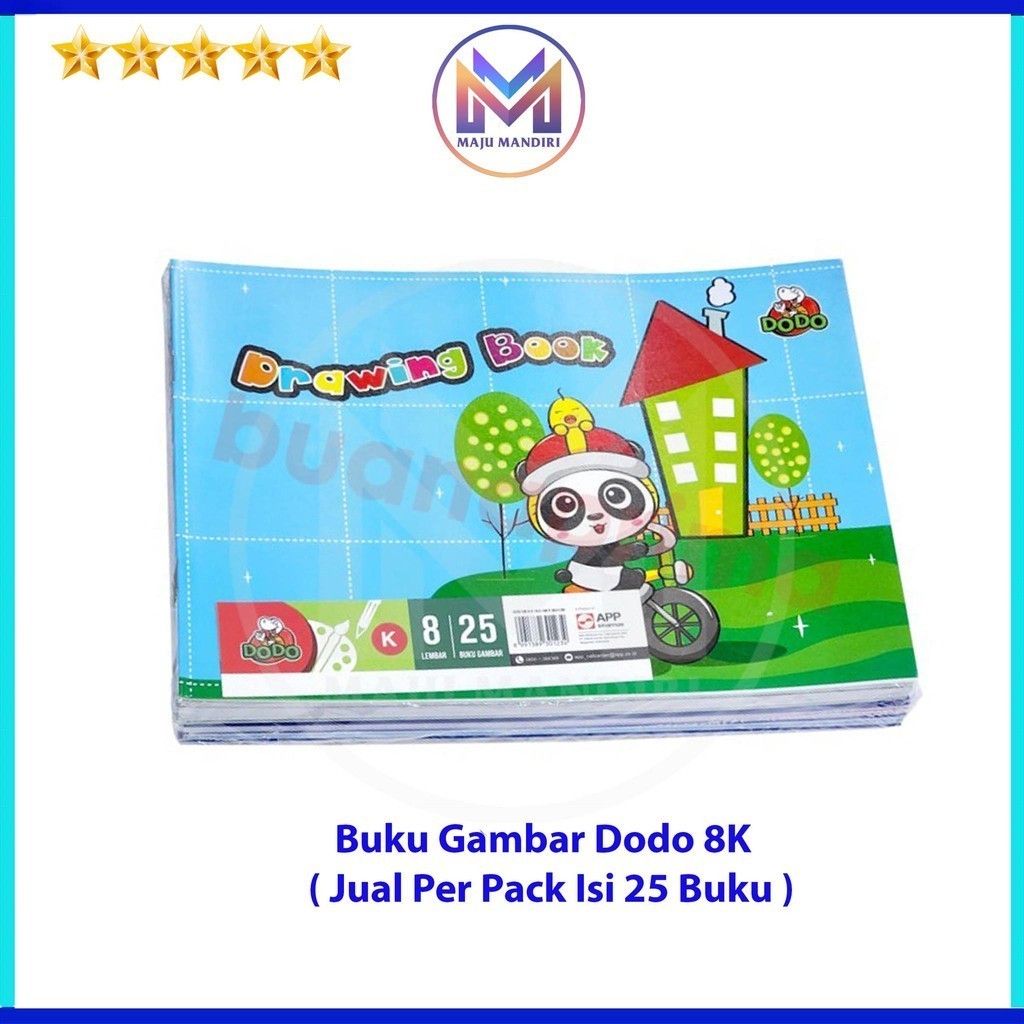 

Buku Gambar Dodo 8K / Drawing Book Per Pack Isi 25 Buku