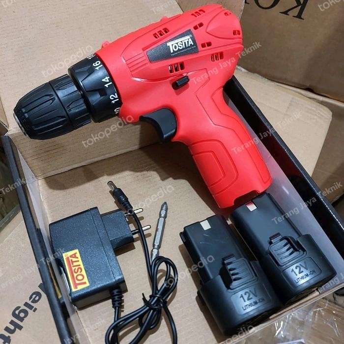Bor Cordless 12V Bor Baterai 12V Tosita