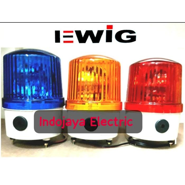 WARNING LIGHT + BUZZER ALARM LTE - 1103 J 3" EWIG