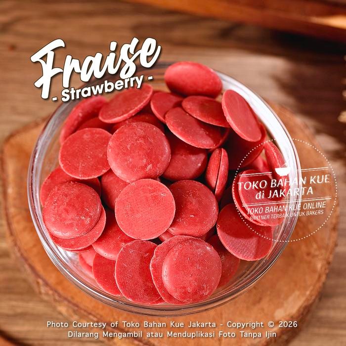 

Valrhona Couverture Chocolate Inspiration STRAWBERRY 250gr FRAISE