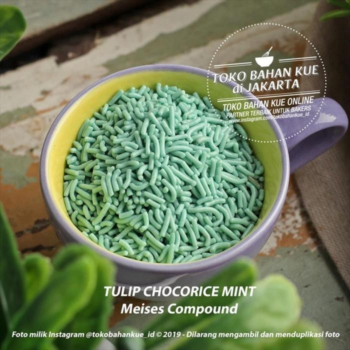 

Tulip Chocorice Mint 250gr Mesis Cokelat Rasa Mint Enak Premium Meses