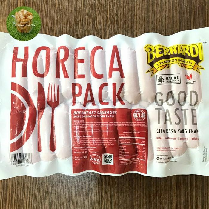 Sosis Sapi Bernardi / Sosis Sapi Premium Benardi / Beef Breakfast