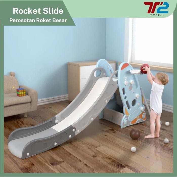 PROMO Perosotan Roket Besar Mainan Seluncuran Anak Prosotan Lengkap Kuat