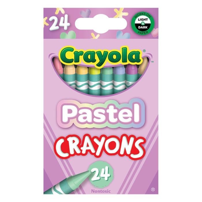 

Crayola Pastel Crayons Isi 24 ct Nontoxic